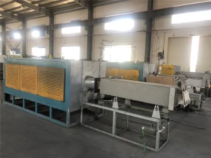 Continuous push rod furnace