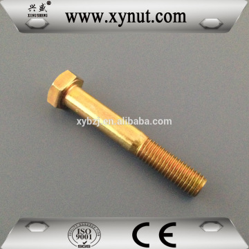 China factory made DIN931 half thread grade8.8 HDG high strength bolt with nut