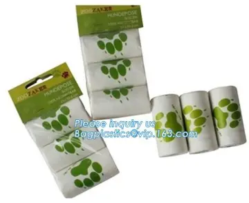 Dog Waste Pick Up Poop Bags, pet dog waste poop refill bag, poop bags dog waste bags