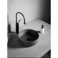 Above Counter Mounting Round Shape Art Cement Basin