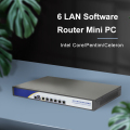 Intel Core/Pentium/Celeron 6 Ethernet Firewall y VPN Mini PC