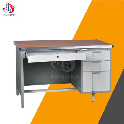 Practical metal office furniture design corner computer desk