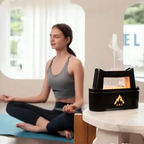 Тихий диффузор аромата дождя с красочными светодиодными фонарями