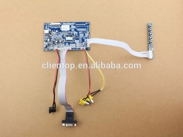 VGA+AV drive board Support AT043TN25 V.2 4.3 inch LCD panel smaller size panel