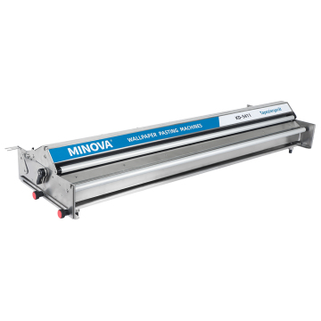MINOVA Stainless Steel Table Top Gluing Pasting Machine for Wallpaper and Glass Fiber
