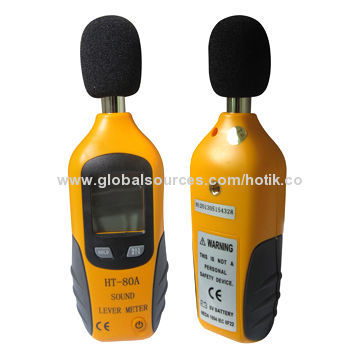 Sound Level Meters with 35 to 130dB Level Range and 9V Battery, Factory Price