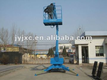 Arm-folding working platform