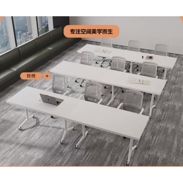 Mesa de treinamento dobrável com rodas