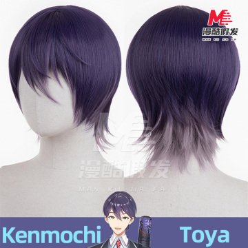 Kenmochi Toya Vtuber Cosplay Bộ Tóc Giả