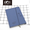 Mini Clip Board Custom solid PU hardcover notebook Manufactory