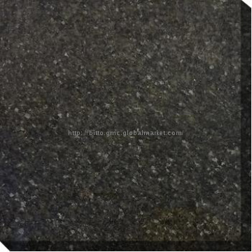 Black color quartz stone slab