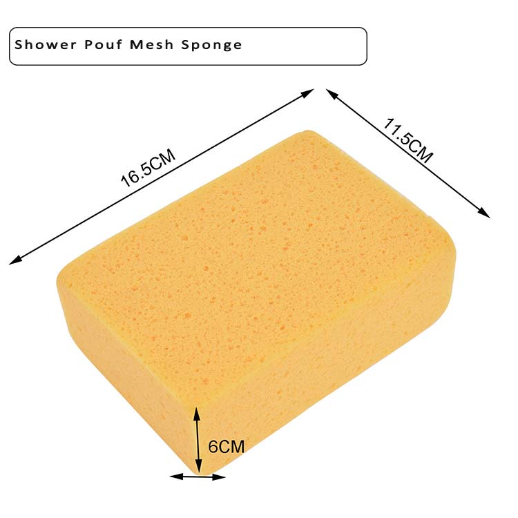 2022 Mauri Exfoliating Bath Sponge Esponja Body Dead Skin Remover Exfoliating Cleaning Shower Pouf Mesh Sponge Jpg