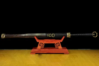 Bronze-mounted Han Dynasty Dao with ring Head