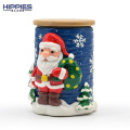 Handmade kukazve polymer clay folly folly follistco canister nekatuni Santa Claus