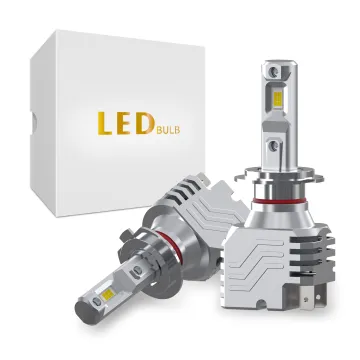 110W CANBUS H7 LED Headlight Bulb - 24000LM 360 Degree Adjustable Wireless Lamp with Fan