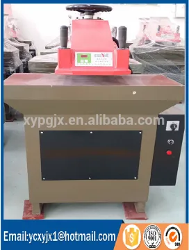 hydraulic swing arm glove cutting machine