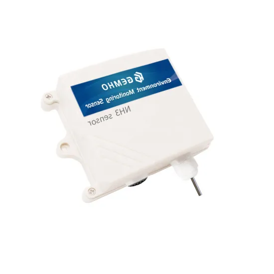 Professional Wall-Mounted Gas Quality Sensor for Industrial Monitoring: CO, CO2, NH3, NO2, O3, PM2.5, & PM10 Detector