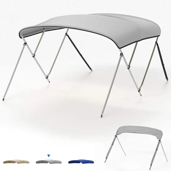 Custom Good Quality Boat Cover for Summer with Air Valve Adaptor for Bimini Top