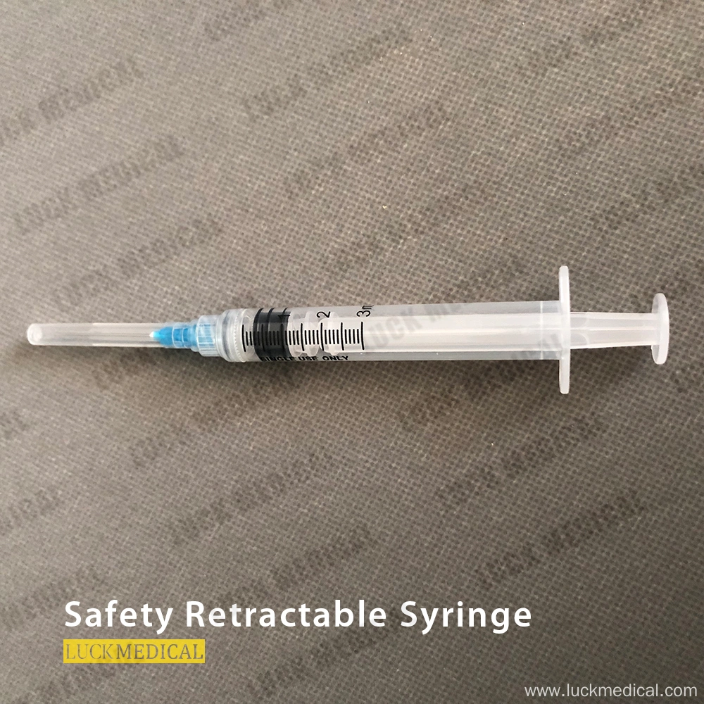 China 1ml Safety Syringe with Auto Retractable Needle FDA Manufacturer and  Supplier