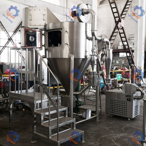 Centrifuge spray dryer dari karbon putih