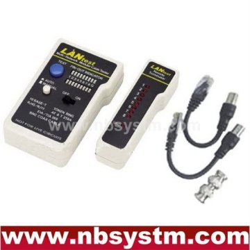 Multi-Network Ethernet Cable Tester for LAN, BNC, RG45, RJ11, and Coax Signals