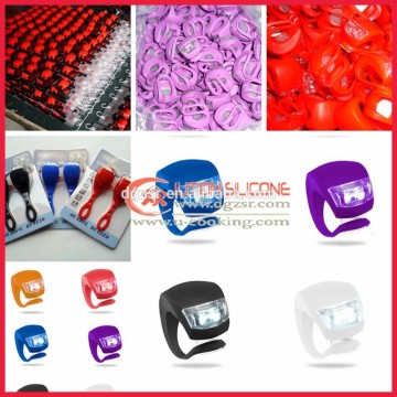 Mini silicone LED bike lights,led bicycle lamp