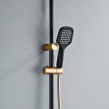 Bathroom Rain Gold Shower Set with Hand Shower