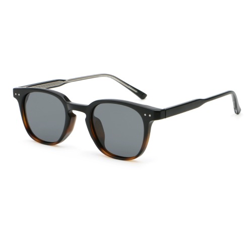 Retro Square PC Frame Polarized Sunglasses Ready Stock