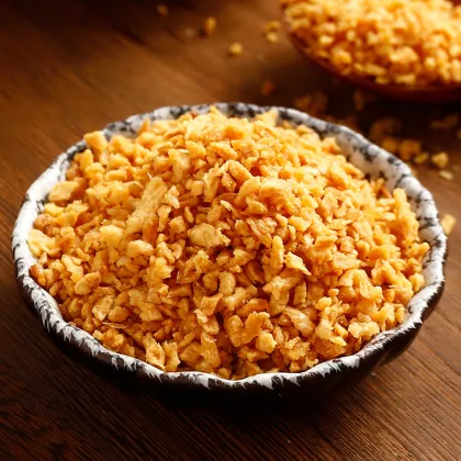 Health crisp fried garlic