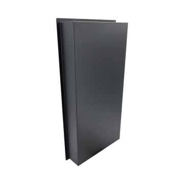 Customizable 304 Stainless Steel Black Chrome Bathroom Shower Wall Niche