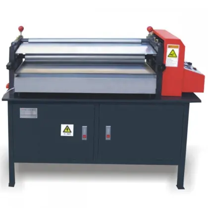 JS paper manual cold glue roller pasting machine