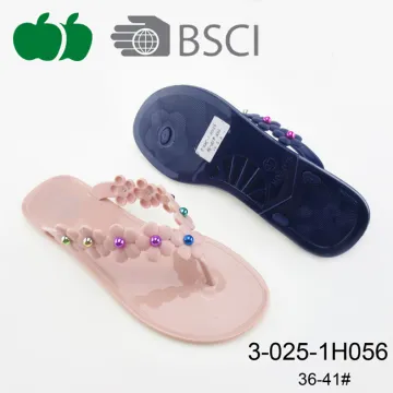 High Quality Summer Nice Lady Flat Pvc Flip Flops