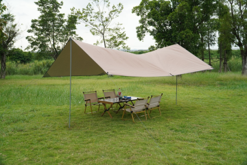 210 Canopy of Silver Coated Cloth