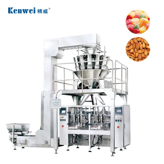 Automatic VFFS Packaging Line for Candy, Seed, Jelly, Fries, and Granule - Vertical Packing Machine System