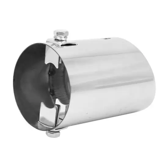 2 Pcs Universal Car Stainless Steel Exhaust Tail Muffler Tips 1.25 Inch to 2 Inch