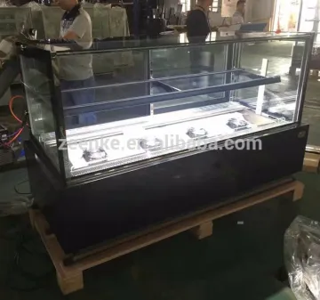 base material stainless steel finished cake display fridge