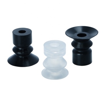 Yiheda Soft Ripple Type Vacuum Sucker - White/Black Anti-static Precision Suction Cup
