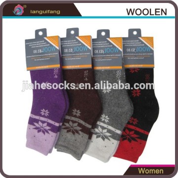 New style Wholesale thermal custom women wool socks