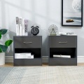 Wood Nightstands Dresser Bedside Table Minimalist Bedroom