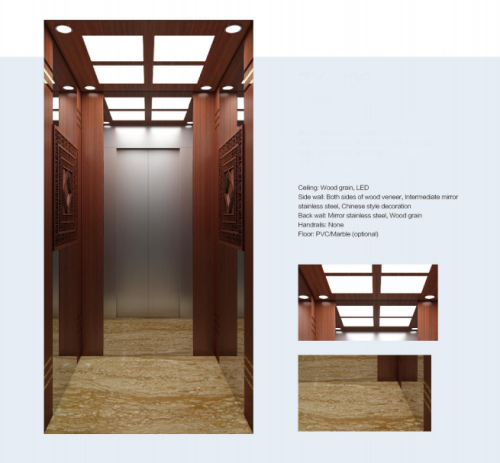 Wooden Decoration For Villa Elevator