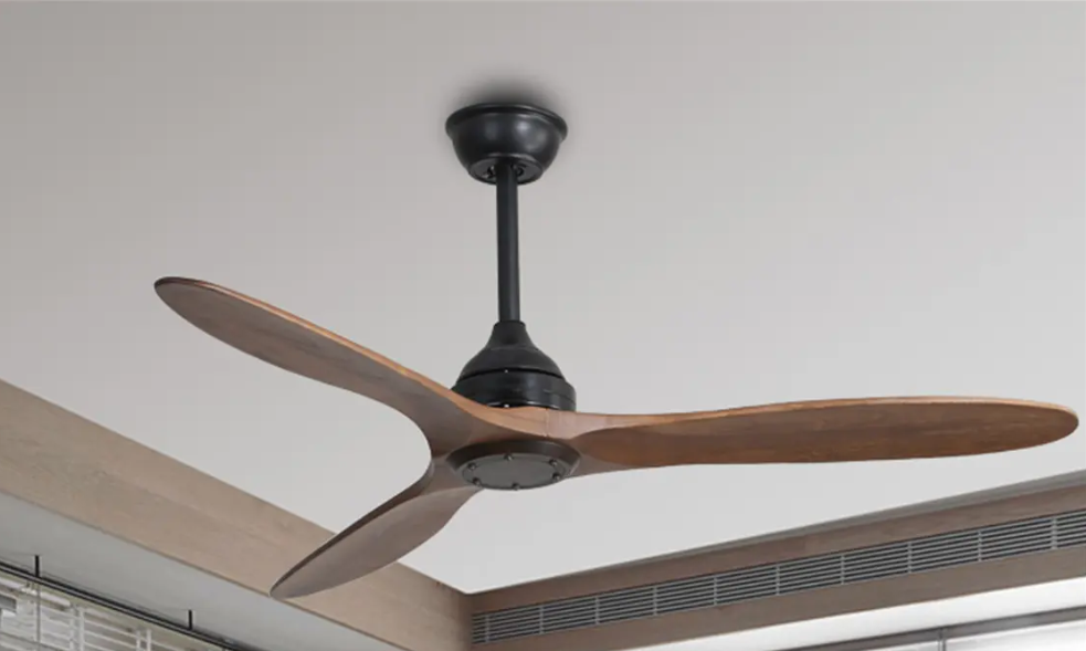 "Revolutionary Silent Wooden Ceiling Fan with Remote Transforms Home Comfort"