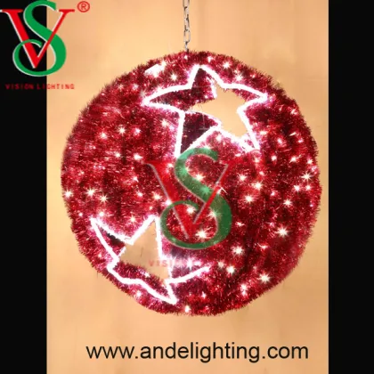 LED Garland lighting Christmas holiday lighting hanging ball light