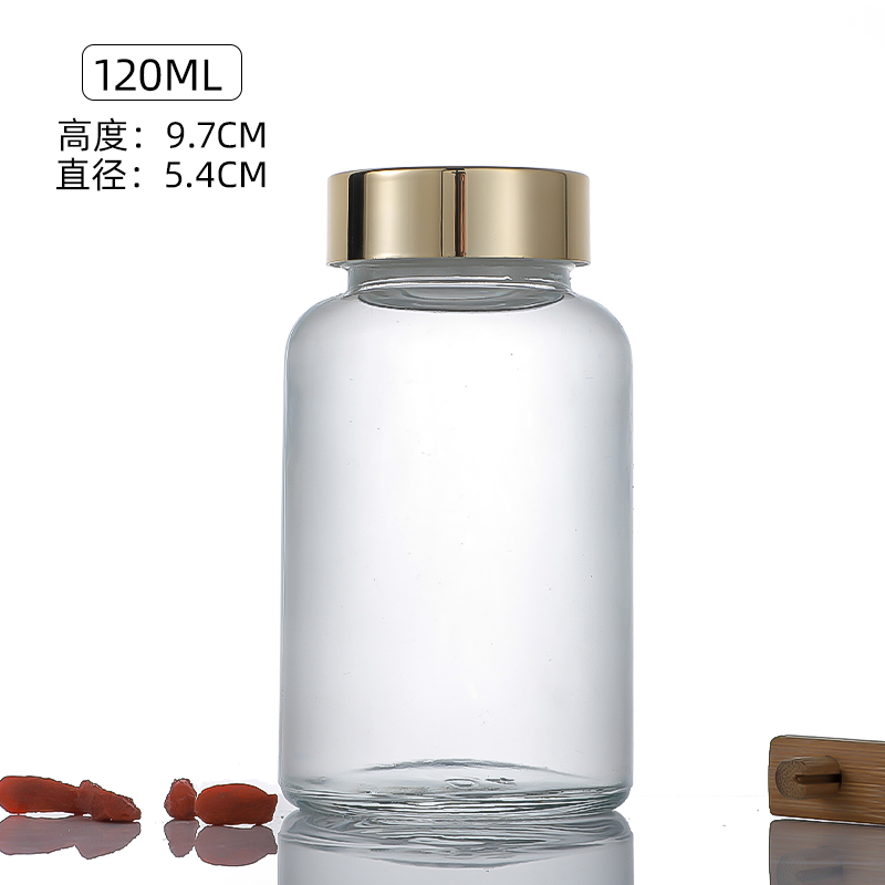 Custom Logo Printing or Labels Empty Capsule Bottles