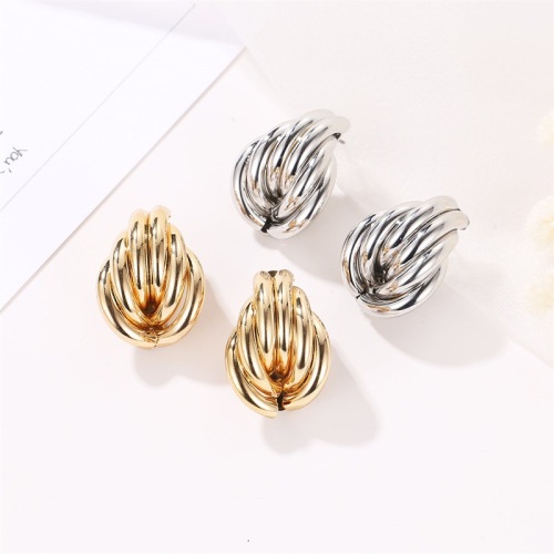 9 pairs of Bohemian retro large spiral wound ring earrings circular tribal Earrings female spiral Earrings Gold