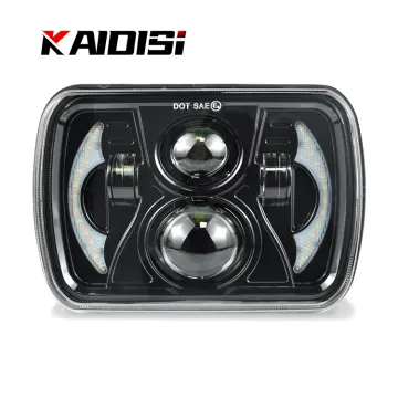 7 Inch LED Headlights: High Beam, Low Beam, Turn Signal & Daytime Running Light Kit for Cars
