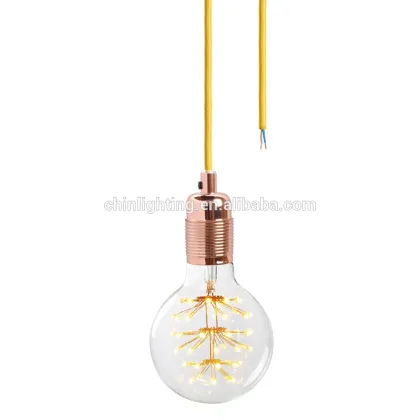 Lighting accessories hanging lighting cord e27 hanging pendant lamp holder