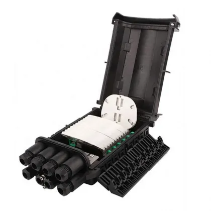 Commscope Waterproof Fiber FTTH Wall-Mounted Terminal Box: 288 Core IP 68 Enclosure for Optic Cable Applications