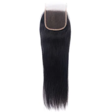 Usexy Wholesale Top Grade Silk Base Closure,Brazilian Human Hair Body Wave/Silky Straight Wave 4x4 Silk Closure