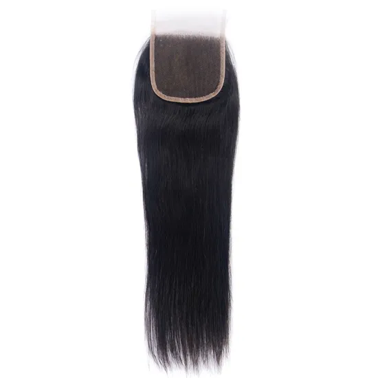 Usexy Wholesale Top Grade Silk Base Closure,Brazilian Human Hair Body Wave/Silky Straight Wave 4x4 Silk Closure