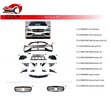 Car parts upgrade bodykit for CLA 117